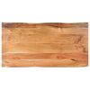 vidaXL Coffee Table with Live Edges 45.3"x23.6"x15.7" Solid Acacia Wood