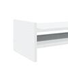 vidaXL Monitor Stand White 39.4x10.6x7.9" Engineered Wood