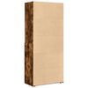 vidaXL Highboard Smoked Oak Engineered Wood 31.5 in x 16.7 in x 72.8 in