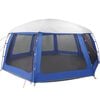 vidaXL Pool Tent with Removable Fly & Mesh Walls Azure Blue 271.7x271.7"