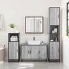 vidaXL Bathroom Furniture Set Rectangular Modern Bathroom Storage Durable