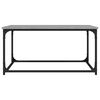 vidaXL Coffee Table Grey Sonoma Engineered wood Medium Durable