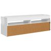 vidaXL TV Cabinet High gloss white Engineered wood Standard TV Cabinet