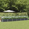 vidaXL Planter Anthracite 480 x 50 x 45 cm Galvanised Steel