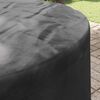 vidaXL Outdoor Furniture Cover Black 128 x 128 x 71 cm 420D fabric