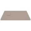 vidaXL Shower Base Tray SMC Brown 35.4"x35.4"