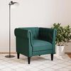 vidaXL Chesterfield Sofa Chair Dark Green