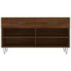 vidaXL Shoe Bench Brown Oak Engineered Wood Medium Shoe Bench