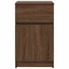 vidaXL Bedside Cabinet Set of 2 Brown Oak Engineered wood Medium