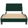 vidaXL Bed Frame Dark green