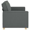 vidaXL 2-Seater Sofa Dark Grey 63.0"x30.7"x33.1" Fabric
