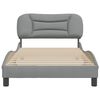 vidaXL Bed Frame Light Gray
