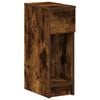vidaXL Bedside Cabinet Set of 2 Smoked oak Engineered wood Small