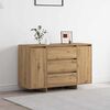 vidaXL Sideboard Artisan Oak 47.24 x 16.14 x 29.53 in Engineered Wood