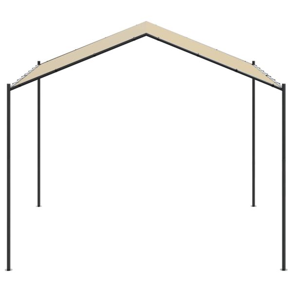 vidaXL Canopy Tent Beige Polyester with PA coating 10x10 feet