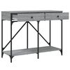 vidaXL Console Table Grey Sonoma Engineered Wood