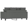 vidaXL 2-seater Sofa Dark Grey