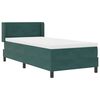 vidaXL Box Spring Bed Dark Green 78.74 x 35.43 in Polyester