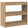 vidaXL Book Cabinet Artisan Oak Engineered wood Medium Book Cabinet