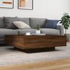 vidaXL Coffee Table Brown oak Engineered wood Durable Coffee Table