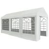 vidaXL Party Tent PE 6.6'x16.4' White