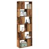 vidaXL Book Cabinet Old wood Engineered wood Standard Book Cabinet