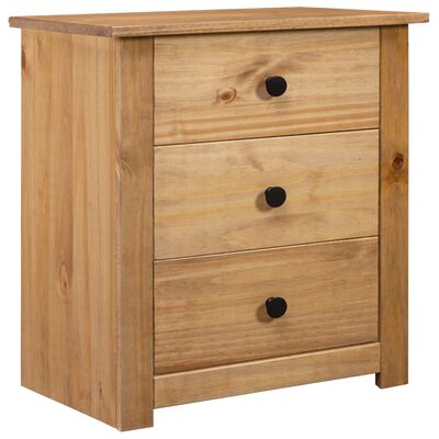 vidaXL Bedside Cabinet 18.1"x15.7"x22.4" Pinewood Panama Range
