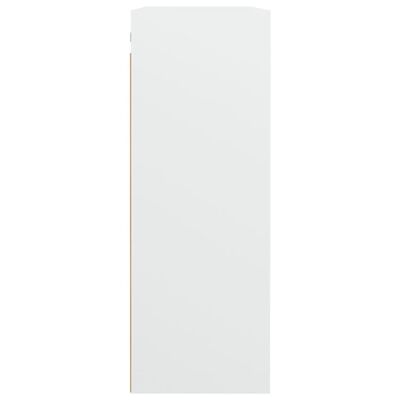 vidaXL Hanging Wall Cabinet White 27.4"x12.8"x35.4"