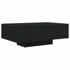 vidaXL Coffee Table Black Oak 33.46 x 21.65 x 12.20 in Engineered Wood