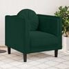 vidaXL Sofa Chair Dark green Velvet, plywood, solid wood Standard