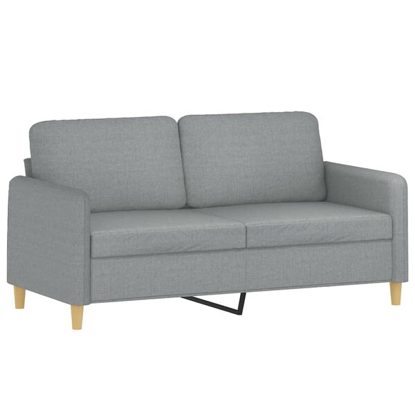 vidaXL Sofa Set Light gray