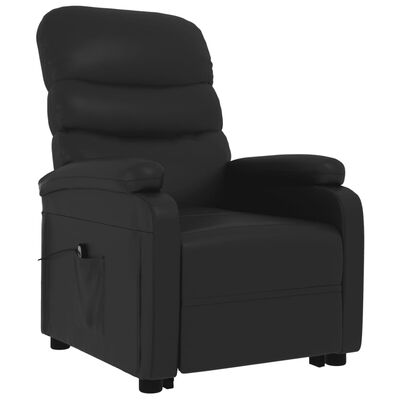 vidaXL Stand up Chair Black Faux Leather