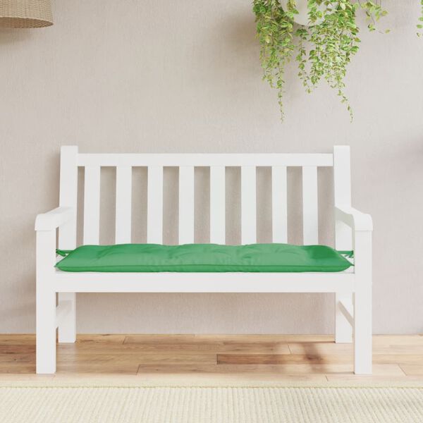 vidaXL Garden Bench Cushion Green Oxford Fabric 47.2 x 19.7 in Non-slip