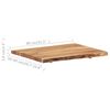 vidaXL Table Top Natural wood Solid acacia wood