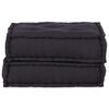 vidaXL Pouffe Anthracite 100% cotton, 70% recycled cotton, 30% foam