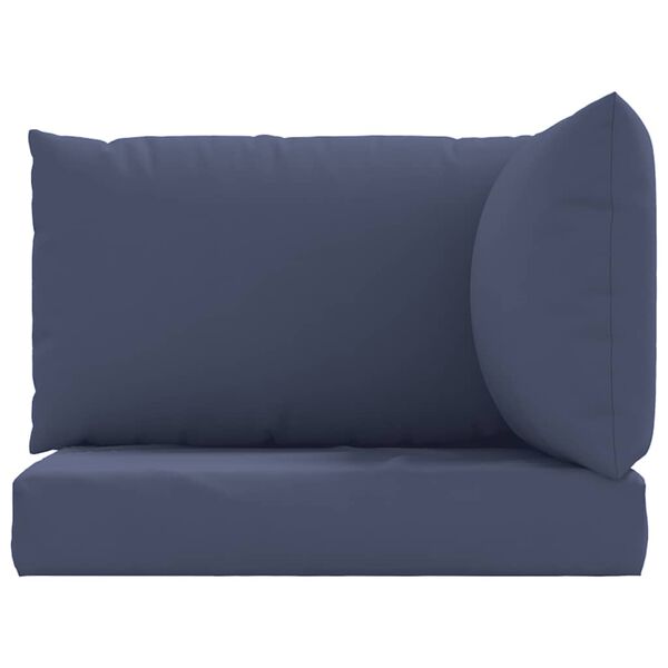 vidaXL Pallet Cushion Navy Blue Oxford fabric (100% polyester)