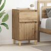 vidaXL Bedside Cabinet Artisan Oak 15.75 x 13.78 x 27.56 in
