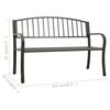 vidaXL Garden Bench Durable Garden Bench Rectangular Contemporary