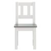 vidaXL Children Table And Chair Set White and gray MDF Small Ergonomic