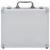 vidaXL Gun Case Aluminum ABS Silver