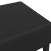 vidaXL Footstool Black Faux leather, plywood, foam 30.3x21.7x12.2 in