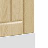vidaXL Dishwasher Panel Sonoma Oak Engineered Wood 23.6x0.6x26.4in