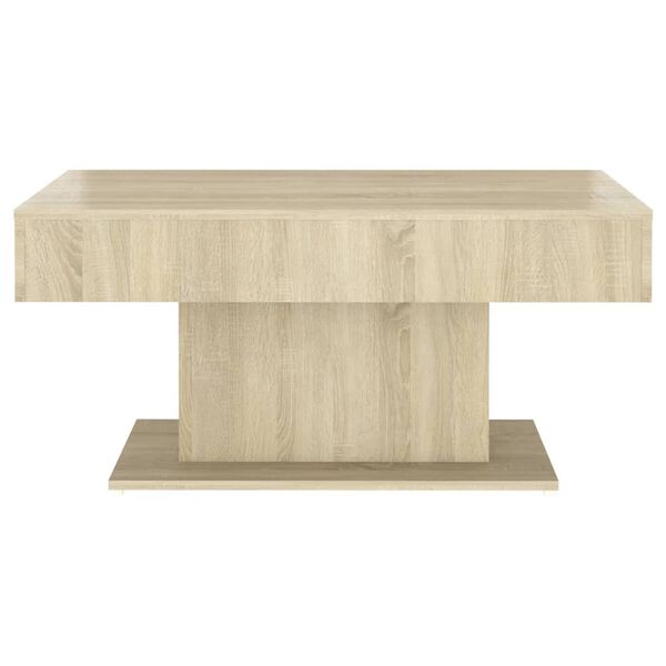 vidaXL Coffee Table Sonoma Oak Engineered Wood Medium Durable