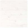 vidaXL Table Top White Solid Pine Wood 24x24in Rounded corners surface