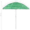 vidaXL Hawaii Beach Parasol Green Polyester Medium Tiltable Parasol