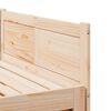 vidaXL Pull-out Day Bed Brown 80.12 x 72.44 x 22.24 in Solid Pine Wood