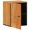 vidaXL Bathroom Wall Cabinet Natural Solid acacia wood Medium