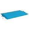 vidaXL Sun Lounger Cushion Blue Oxford fabric, Foam fiber