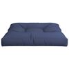 vidaXL Pallet Cushion Navy Blue Polyester 27.6 x 27.6 x 4.7 in