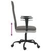 vidaXL Office Chair Dark grey Fabric (100% polyester), metal, plywood